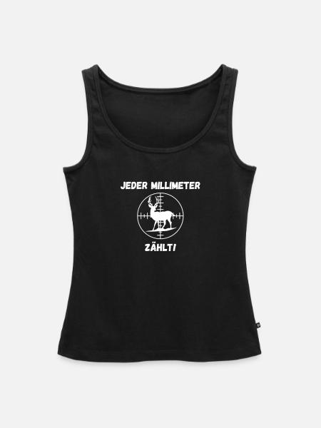 Jagd Präzision Jagen - Frauen Premium Organic Tank Top - Schwarz
