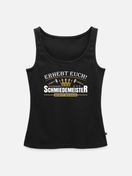 Schmiedemeister - Frauen Premium Organic Tank Top - Schwarz