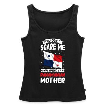 Panama Flag Panamanian Panama Flag - Women’s Premium Organic Tank top - black - Front - AI Model Female 172 light (172cm)