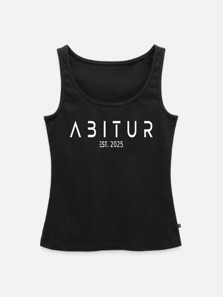 Abitur Est. 2025 - Frauen Premium Organic Tank Top - Schwarz