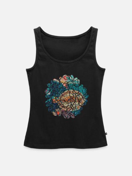 Unterwasserwelt - Frauen Premium Organic Tank Top - Schwarz