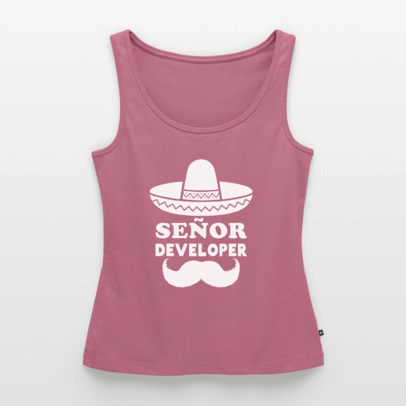 Señor Developer for programmers & developers Women’s Premium Organic Tank top