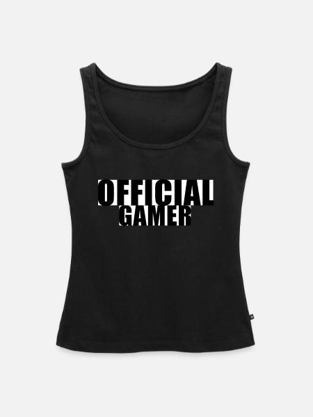 Official Gamer - Frauen Premium Organic Tank Top - Schwarz