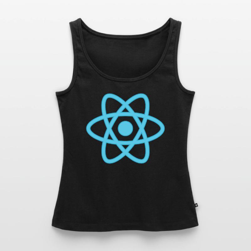 React logo for programmers and developers Women’s Premium Organic Tank top