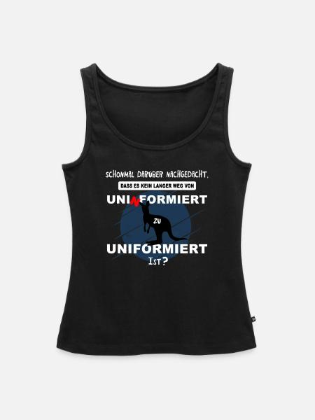Känguru - Lustige Sprüche - Frauen Premium Organic Tank Top - Schwarz
