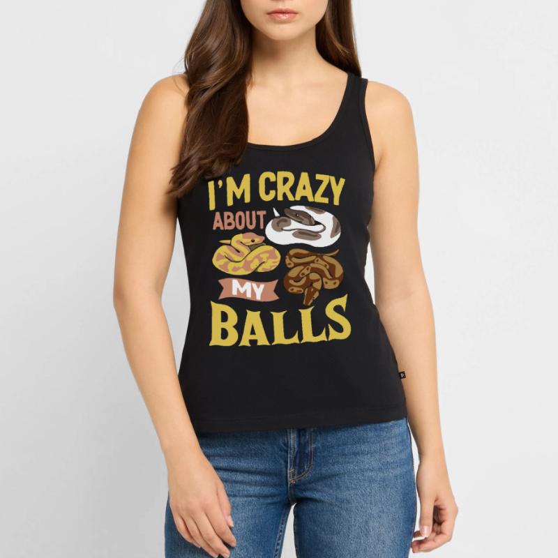 Königspython Ball Python Geschenk Frauen Premium Organic Tank Top