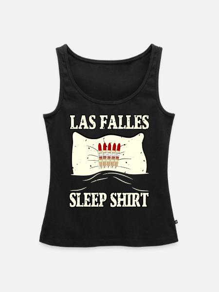 Fallas Sleepshirt - Frauen Premium Organic Tank Top - Schwarz