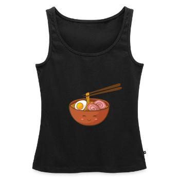 Ramen Ramen Ramen Suppe Suppe Suppe - Frauen Premium Organic Tank Top - Schwarz - Vorne - AI Model Female 172 light (172cm)