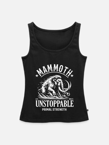 Mammoth Design – Primal Strength - Frauen Premium Organic Tank Top - Schwarz