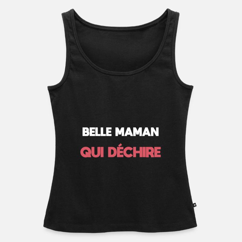 Stiefmutter Stiefmutter Stiefmutter - Frauen Premium Organic Tank Top - Schwarz