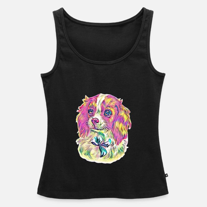 Cavalier King Charles Spaniel - Women’s Premium Organic Tank top - black