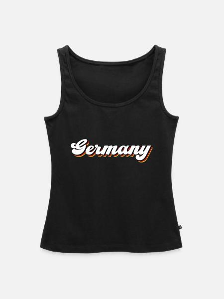 Germany - Frauen Premium Organic Tank Top - Schwarz