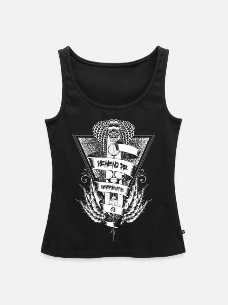Schlangengift - Frauen Premium Organic Tank Top - Schwarz