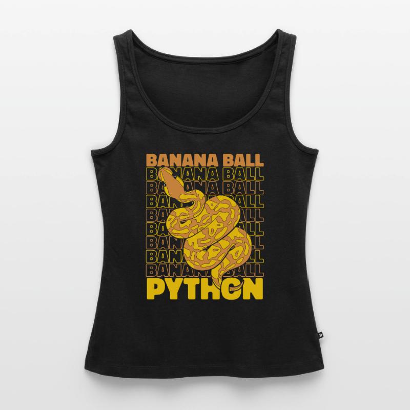Boule de banane Python Serpent Python Boule de banane Débardeur bio Premium Femme