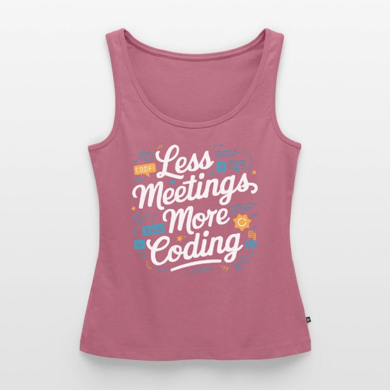 Backend-Entwickler Programmierung Softwareprogrammierer Frauen Premium Organic Tank Top