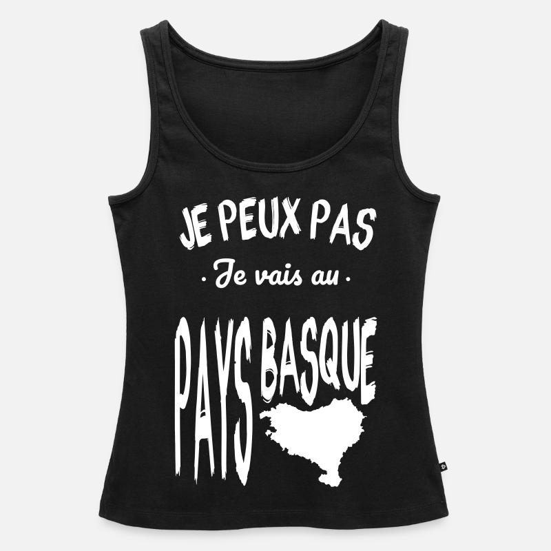 Mode Basque activé - Débardeur bio Premium Femme - noir