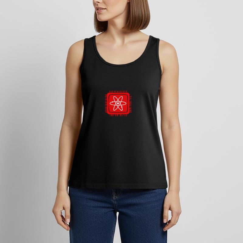 Quantum Computer Quantum Computer Physics Atom Chip Women’s Premium Organic Tank top