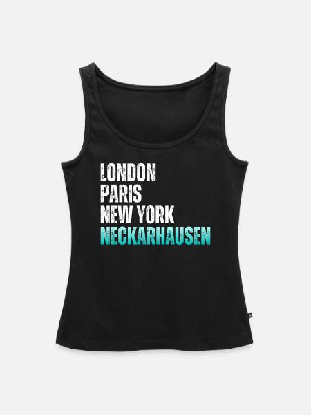 Neckarhausen Nürtingen - Frauen Premium Organic Tank Top - Schwarz
