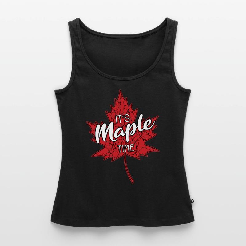 C’est l’heure de l’érable Maple Leaf Maple Tree Maple Leaf Maple Leaf Débardeur bio Premium Femme