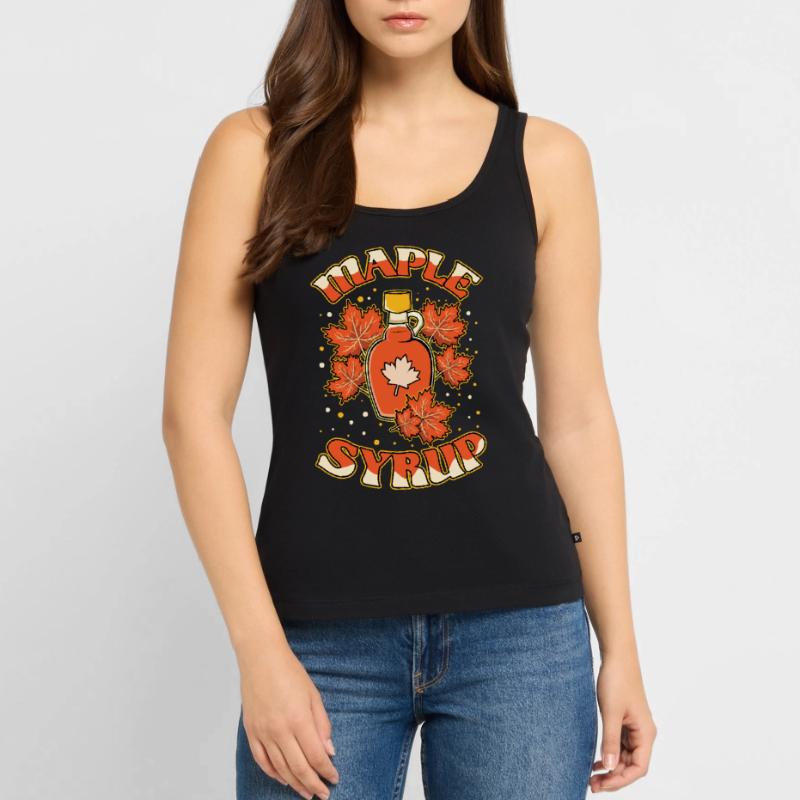 Maple Syrup Tapping Maple Tree Maple Leaf Women’s Premium Organic Tank top