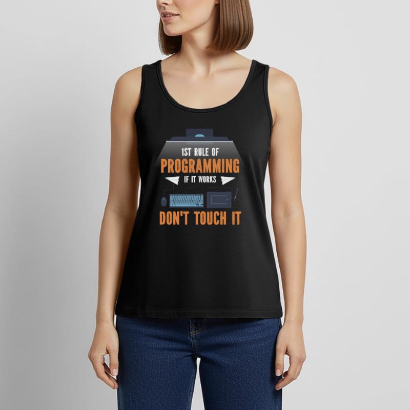 Programmer Programming Code Computer Women’s Premium Organic Tank top