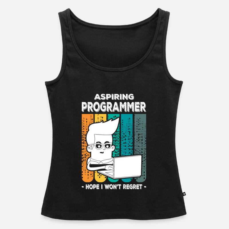 Programmeur - Débardeur bio Premium Femme - noir