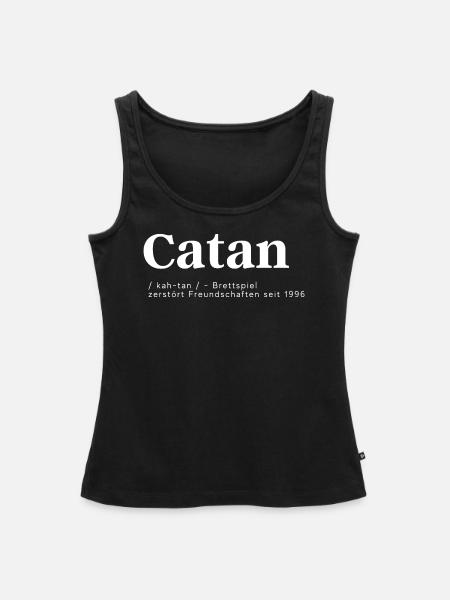 Siedler Freundschaft Brettspiel Geschenk - Frauen Premium Organic Tank Top - Schwarz