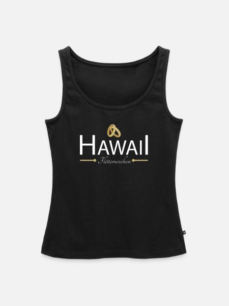 Flitterwochen Hawaii - Frauen Premium Organic Tank Top - Schwarz