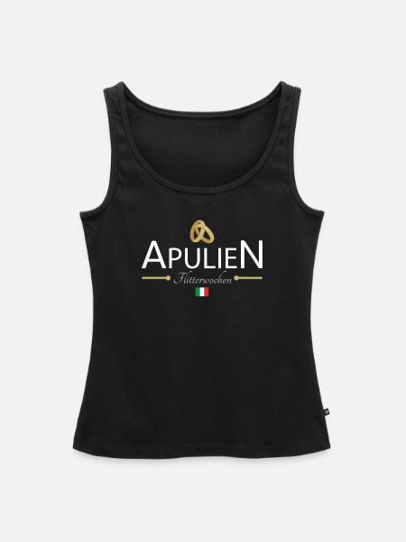 Flitterwochen Apulien - Frauen Premium Organic Tank Top - Schwarz