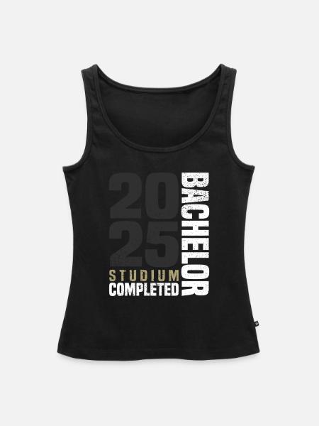 Bachelor Studium 2025 - Frauen Premium Organic Tank Top - Schwarz