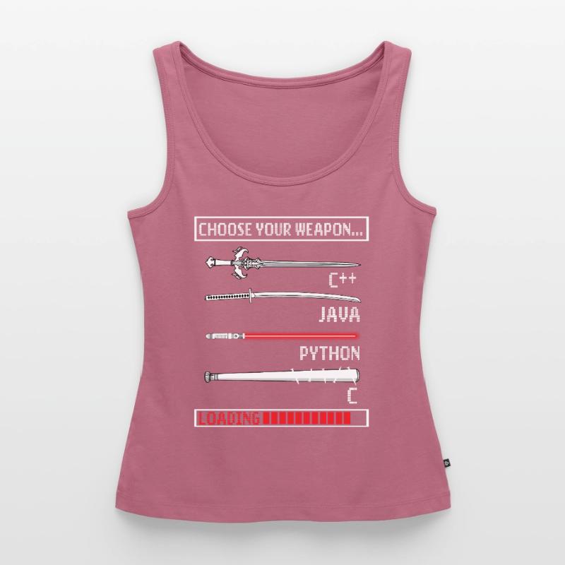 Programmierer Geschenk Java C Programmierung Frauen Premium Organic Tank Top