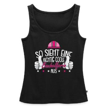 Hausbau Eigenheim Bauhelferin Richtfest - Frauen Premium Organic Tank Top - Schwarz - Vorne - AI Model Female 172 light (172cm)