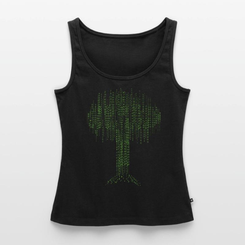Binary Tree Coding Computer Programmer Developers Débardeur bio Premium Femme
