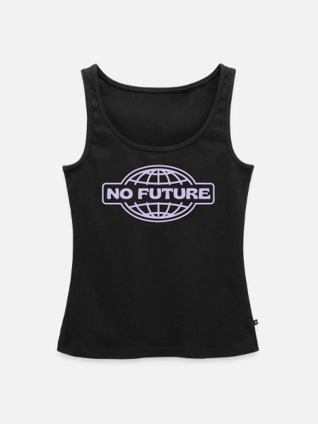 NO FUTURE - Frauen Premium Organic Tank Top - Schwarz