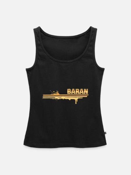 Malerei Baran - Frauen Premium Organic Tank Top - Schwarz