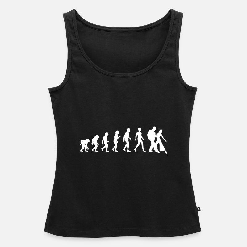 Salsa Evolution Salsa Tänzerin Geschenk - Frauen Premium Organic Tank Top - Schwarz