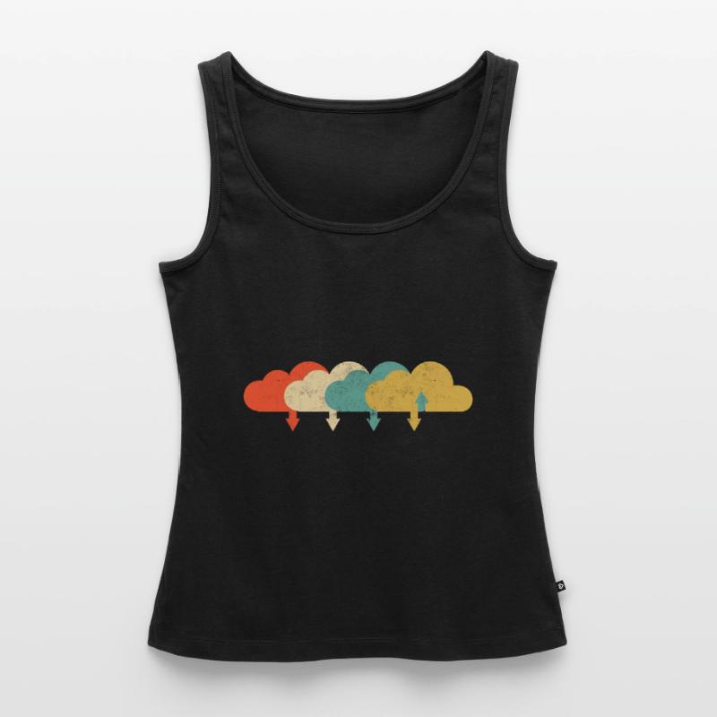 Vintage DevOps Engineer Cloud Computing Women’s Premium Organic Tank top