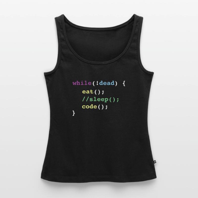 CODE CODING PROGRAMMIEREN PROGRAMMIERER GESCHENK Frauen Premium Organic Tank Top