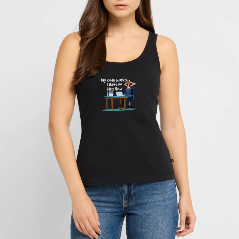 Lustiger Programmierer-Spaß - Aussenseiter-Computer-Code-Witz Frauen Premium Organic Tank Top