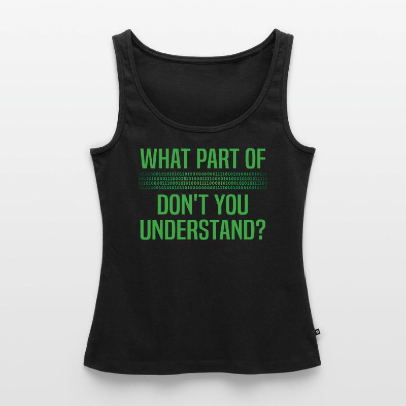 Binärcode Binar Dualcode Programmierer Geschenk Frauen Premium Organic Tank Top