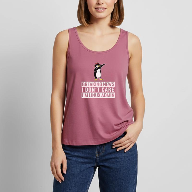 IT Nerd Linux Linux Pinguin Geek Software Engineer Frauen Premium Organic Tank Top
