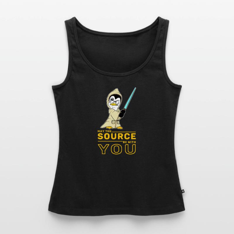 IT nerd Linux Linux penguin geek software engineer Women’s Premium Organic Tank top