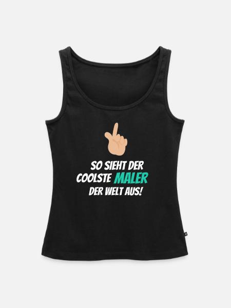 Maler - Frauen Premium Organic Tank Top - Schwarz
