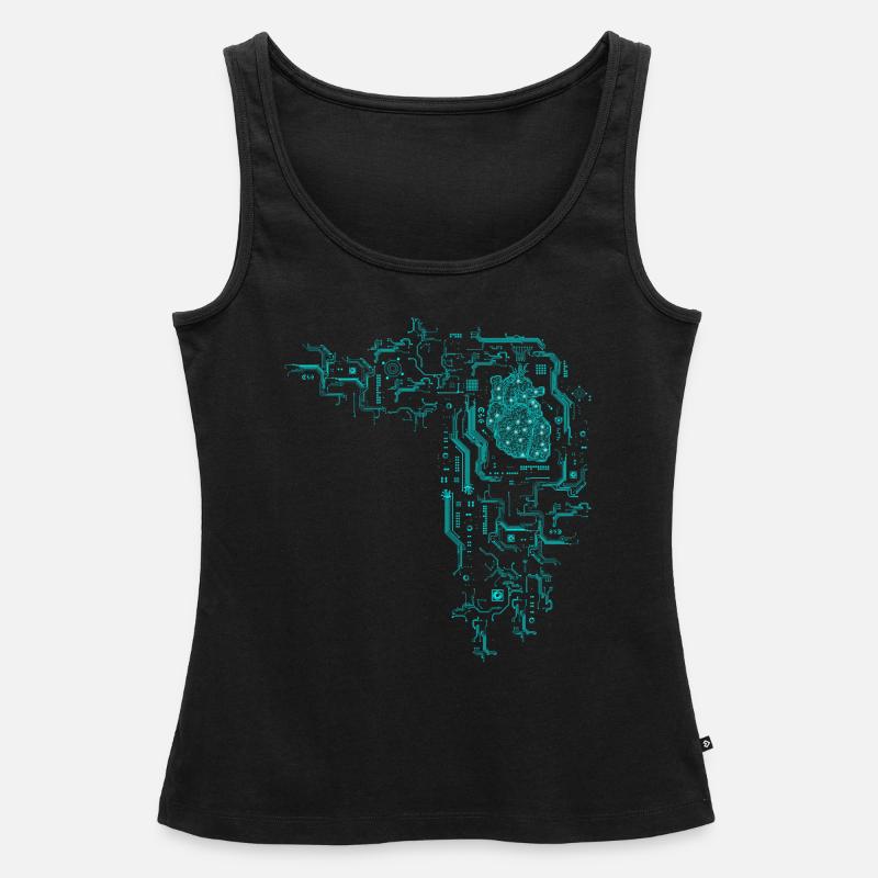 Computer scientist computer science programmer nerd geek - Women’s Premium Organic Tank top - black