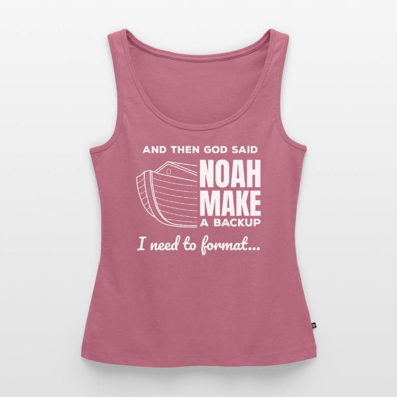 Christian Programmer Data Science Coder Jesus Frauen Premium Organic Tank Top