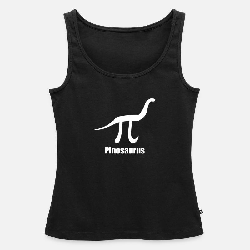 Math Maths Joke Math Teacher Pinosaurus - Women’s Premium Organic Tank top - black