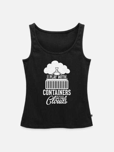 DevOps Geschenkidee - Frauen Premium Organic Tank Top - Schwarz