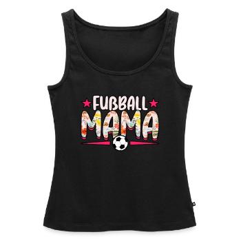 Fußballmannschaft Fußballplatz Sport Fußball Mama - Frauen Premium Organic Tank Top - Schwarz - Vorne - AI Model Female 172 light (172cm)