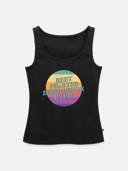 Pilates Trainer - Frauen Premium Organic Tank Top - Schwarz