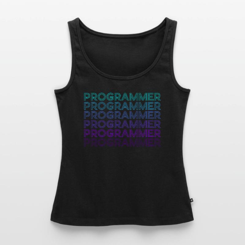 Programmer Code Encoding Programming Retro Women’s Premium Organic Tank top